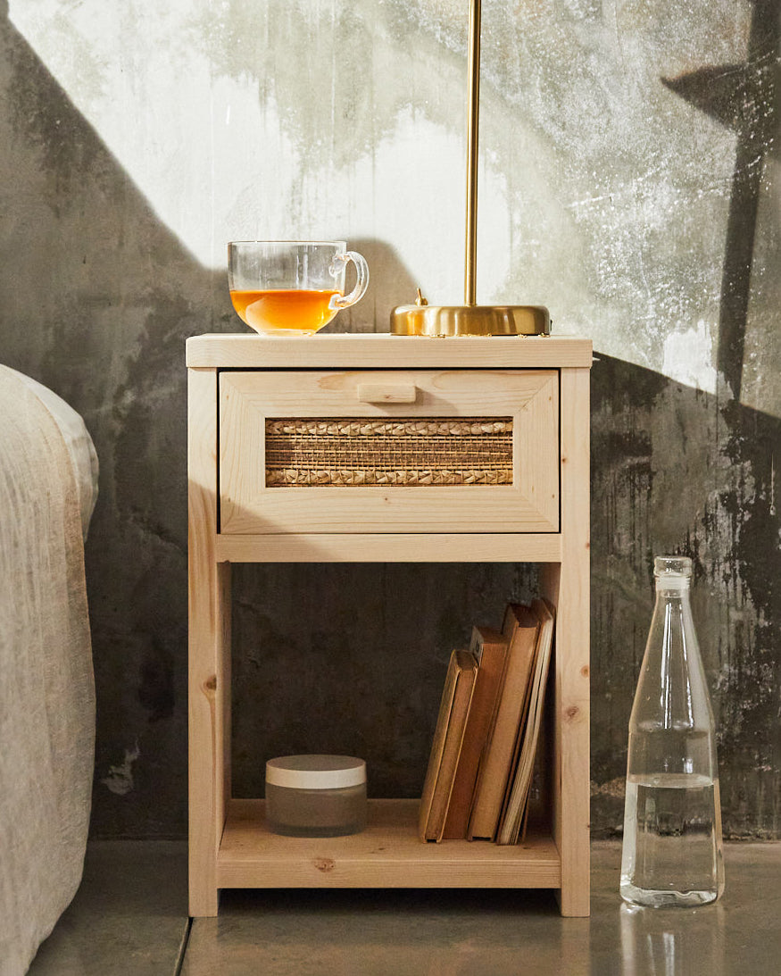 Mesita de noche con cajón Kerlin