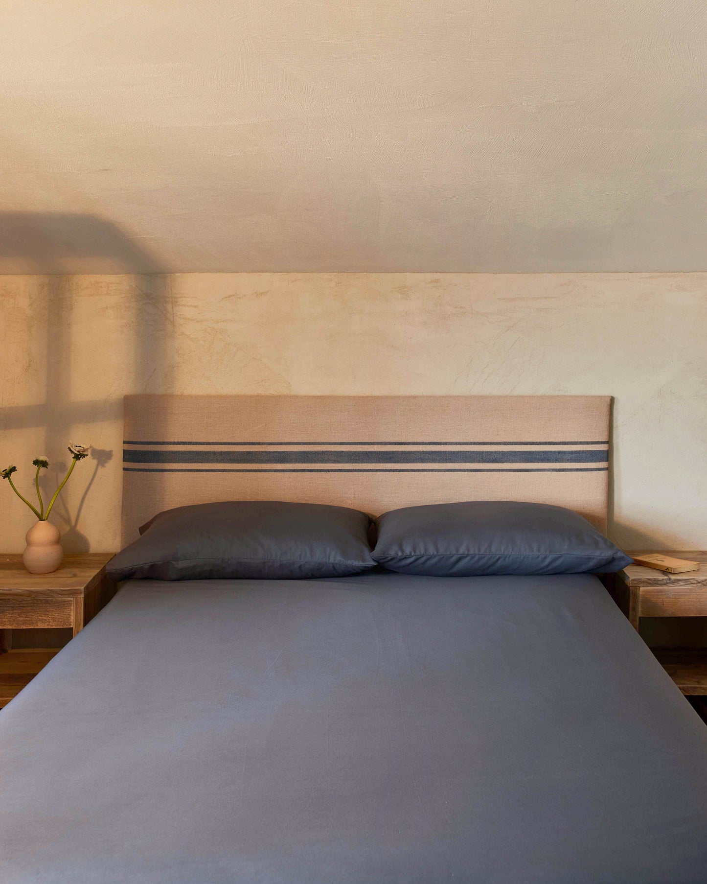 Cabecero tapizado Eunice rayas
