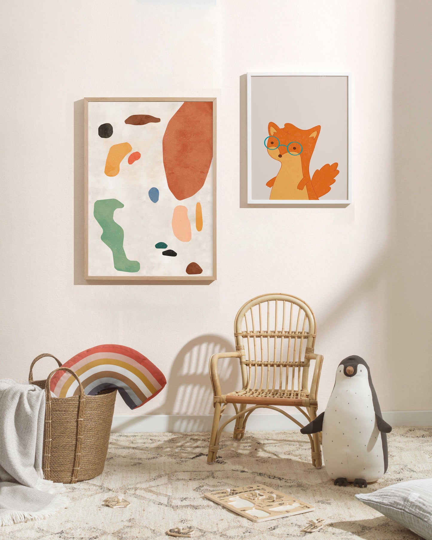 Poster Organic Shapes Terracota 2